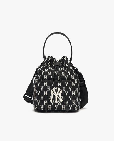  MLB - Túi rút dây Monogram Jacquard Bucket 