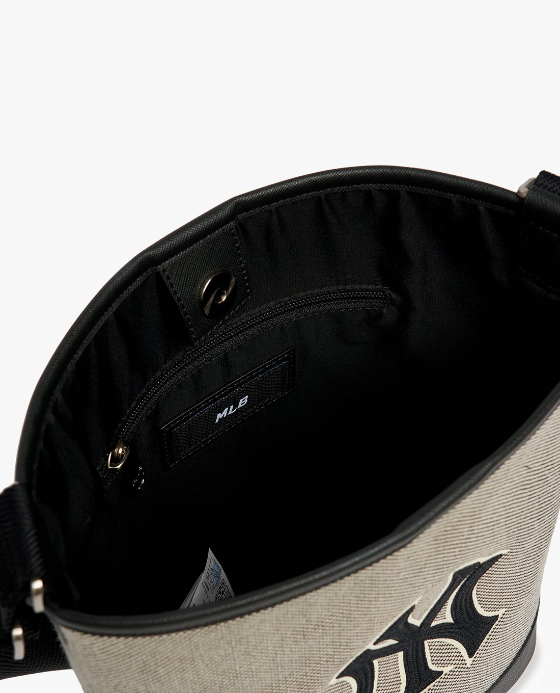 ☆MLB Korea☆ Basic Big Logo Canvas Bucket Bag B DBrown MLB Basic Big Logo Canvas Bucket Bag | LINE SHOPPING