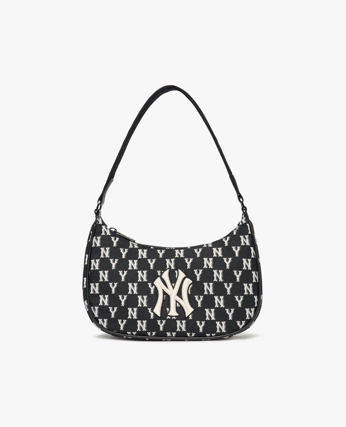 MLB - Túi đeo vai nữ chữ nhật Monogram Jacquard Hobo