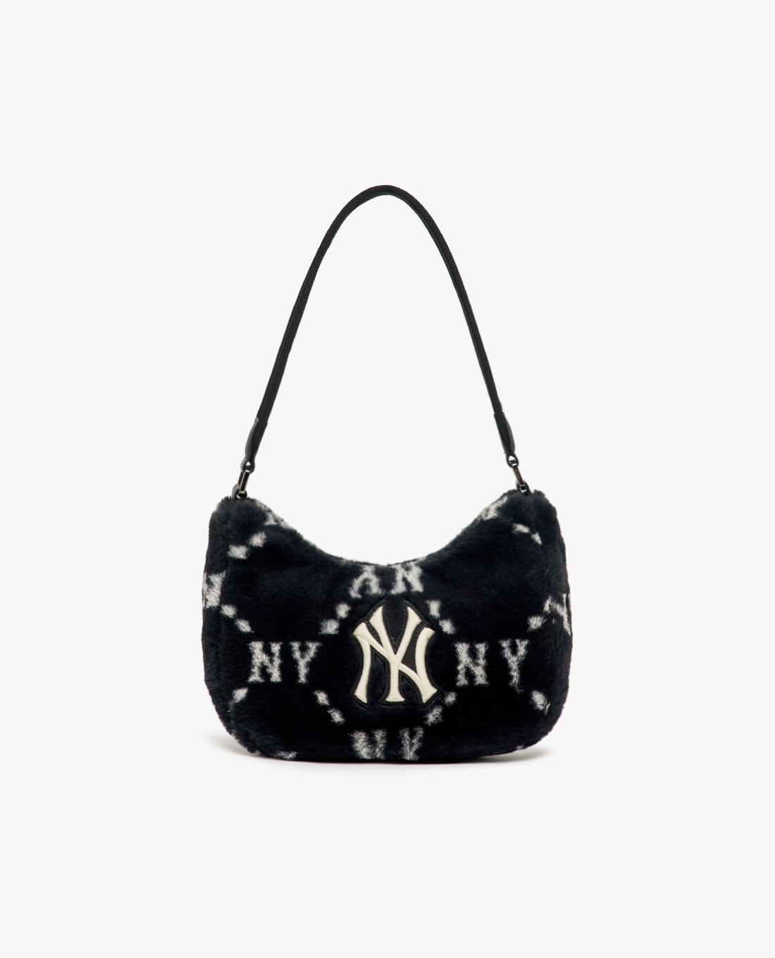 MLB - Túi đeo vai Diamond Monogram Fur Hobo