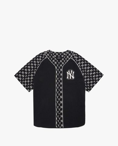  MLB - Áo thun bóng chày ngắn tay thời trang 