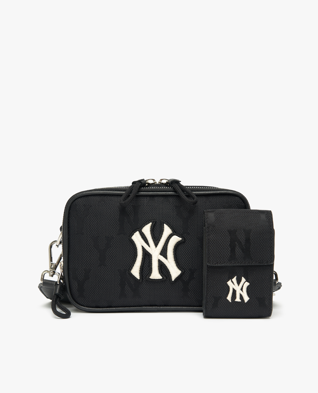 MLB - Túi đeo chéo chữ nhật Mini Nylon Monogram