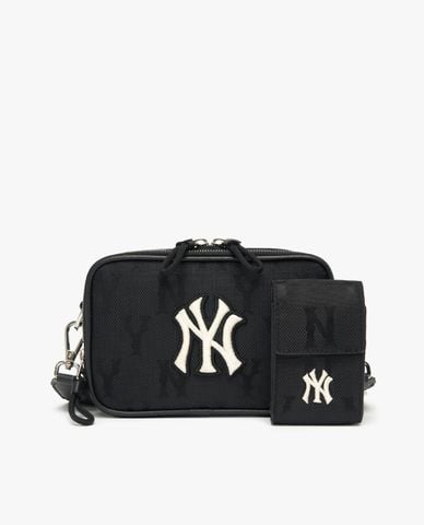  MLB - Túi đeo chéo chữ nhật Mini Nylon Monogram 