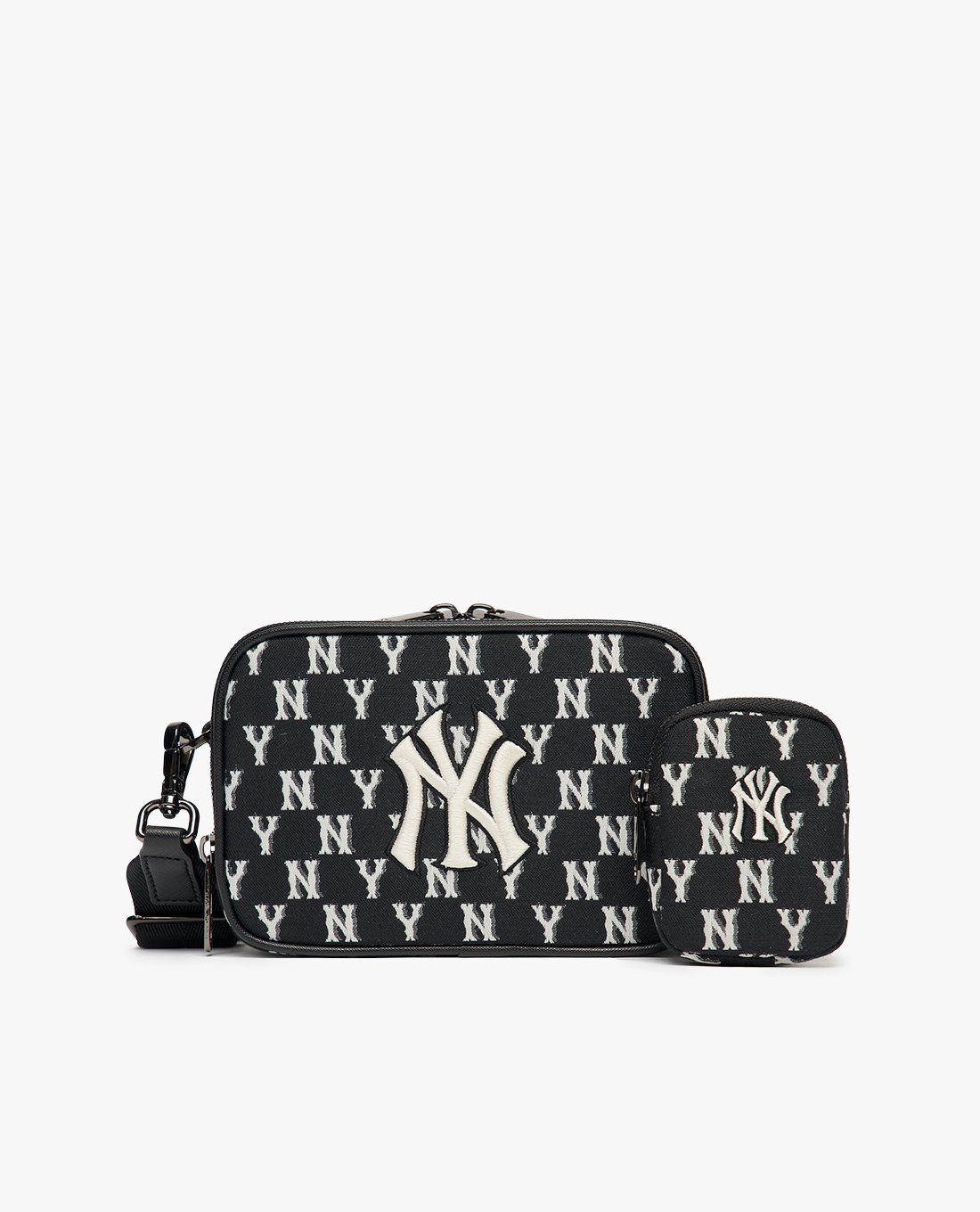 MLB - Túi đeo chéo phom chữ nhật thời trang Monogram