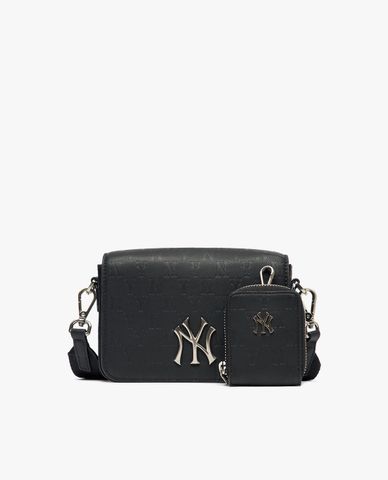  MLB - Túi đeo chéo phom chữ nhật thời trang Monogram Embo 