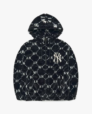 MLB - Áo khoác tay dài phối mũ Dia Monogram All Over 
