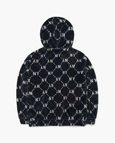  MLB - Áo khoác tay dài phối mũ Dia Monogram All Over 