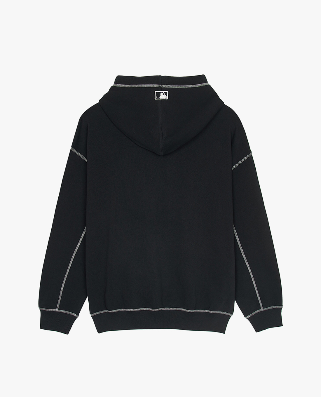 ☆MLB Korea☆ Basic Coopers Logo Mega Overfit Hoodie NY Crea Áo Hoodie MLB Coopers Big Logo Mega Overfit Hoodie NEW YORK