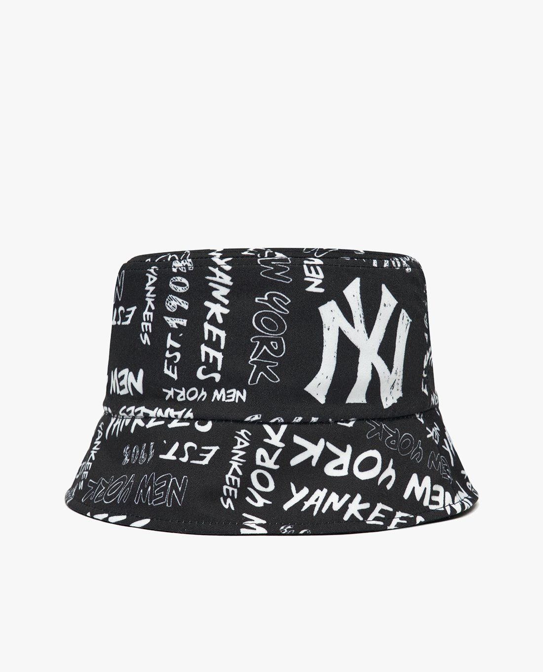 Mũ Bucket NY MLB Vành Cụp Nam Nữ Gothic New York Họa Tiết Thêu Vành Nón Bucket  MLB NY Vải Poly Cotton  Shopee Việt Nam