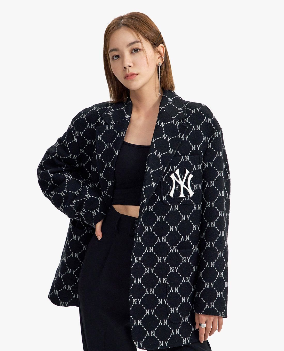 MLB  Áo blazer tay dài phối nút cài Dia Monogram All Over MLB Việt Nam