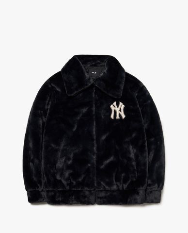  MLB - Áo khoác cổ bẻ tay dài Basic Stand Mega Logo 