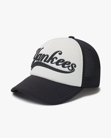  MLB - Nón bóng chày unisex phối lưới Varsity Basic Curious Lettering 
