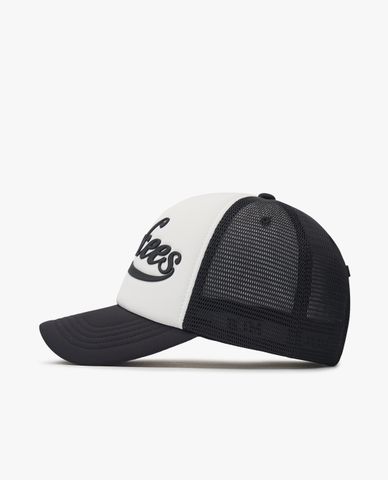  MLB - Nón bóng chày unisex phối lưới Varsity Basic Curious Lettering 