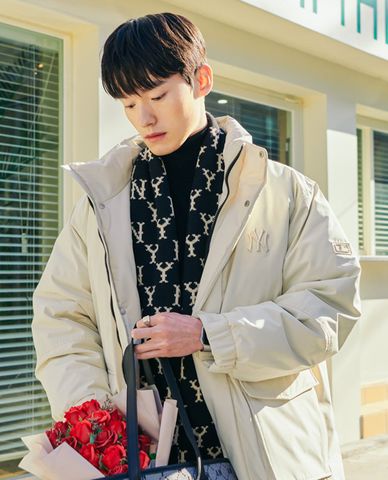  MLB - Khăn choàng nữ chữ nhật Classic Monogram 