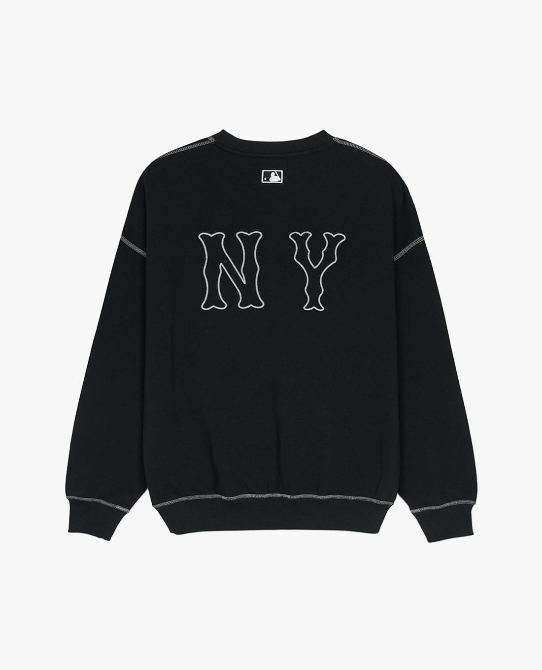 ☆MLB Korea☆ Basic Coopers Logo Mega Overfit Hoodie NY Blac Áo Hoodie MLB Coopers Big Logo Mega Overfit Hoodie NEW YORK