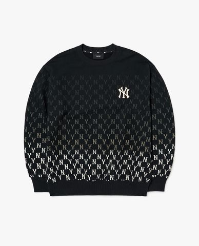  MLB - Áo sweatshirt tay dài phom suông Monogram Gradation 
