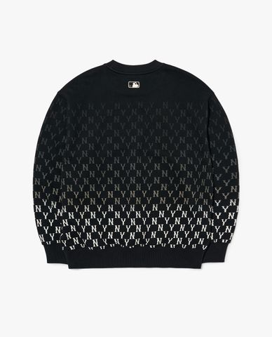  MLB - Áo sweatshirt tay dài phom suông Monogram Gradation 