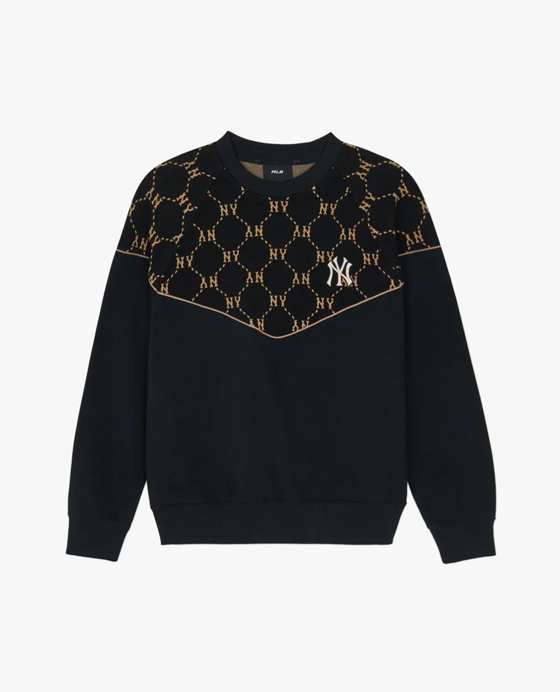 MLB - Áo sweatshirt unisex cổ tròn tay dài Jacquard Dia Monogram