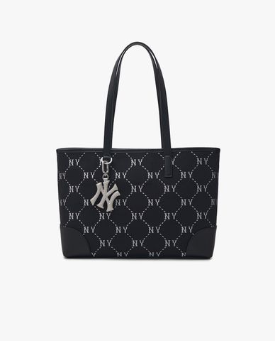  MLB - Túi tote unisex phom chữ nhật Diamond Monogram Jacquard 