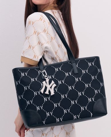  MLB - Túi tote unisex phom chữ nhật Diamond Monogram Jacquard 