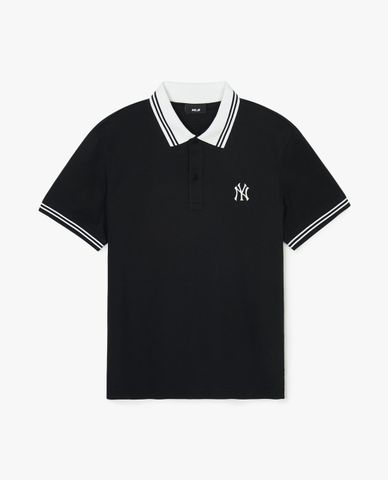  MLB - Áo polo unisex cổ bẻ tay ngắn Basic Color Comfortable Fit 
