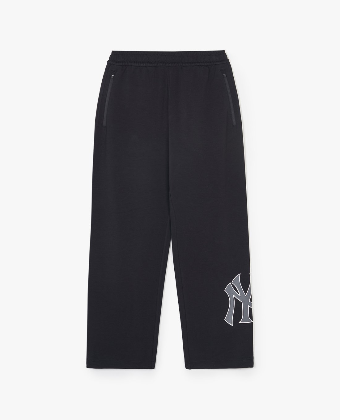 MLB - Quần dài unisex ống rộng lưng thun Basic Big Logo