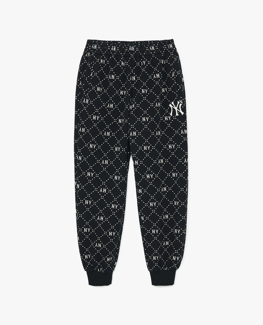 MLB - Quần jogger unisex lưng thun Diamond Monogram Jacquard