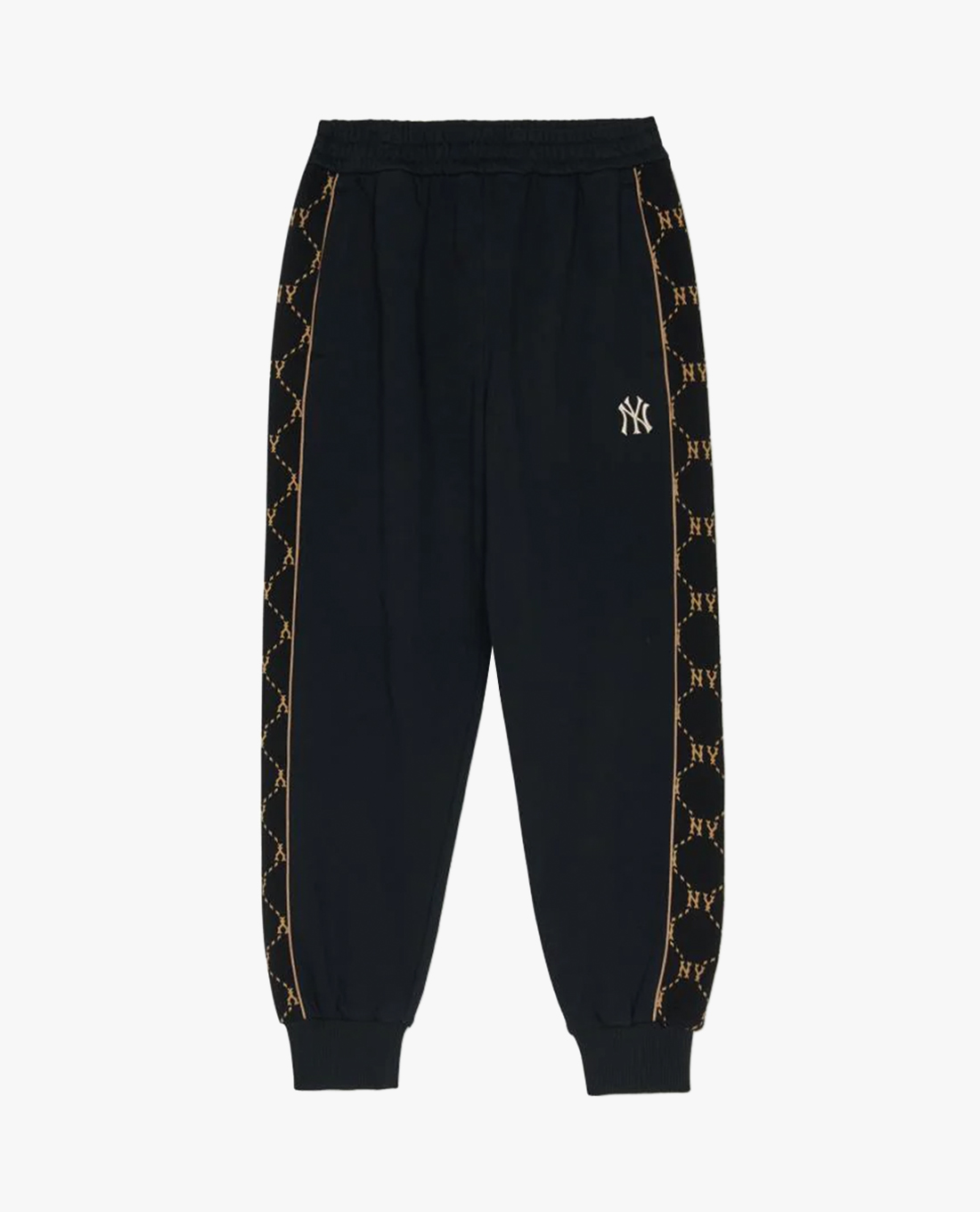 MLB - Quần jogger unisex lưng thun Jacquard Dia Monogram