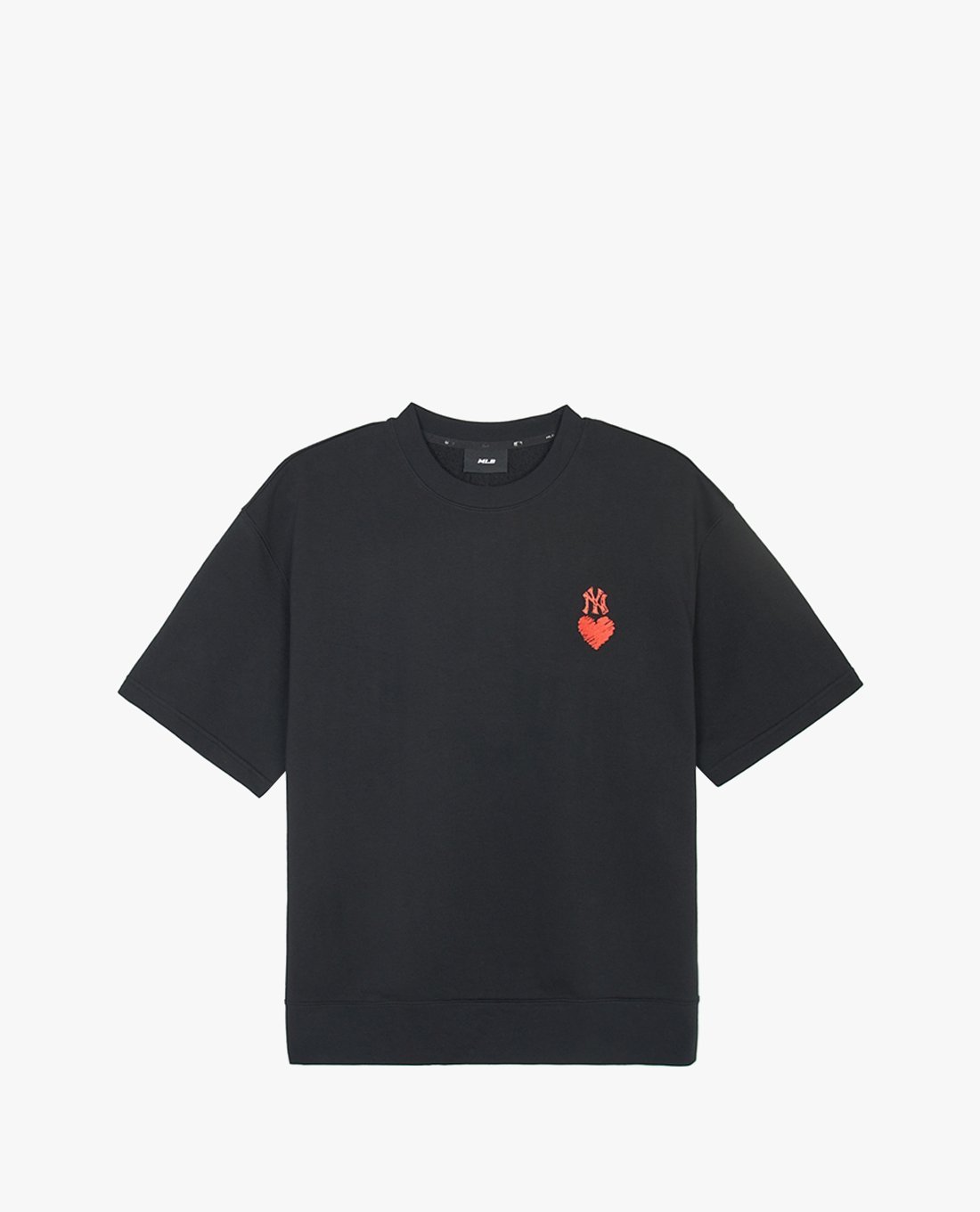 MLB - Áo thun unisex cổ tròn tay ngắn Heart New York Yankees