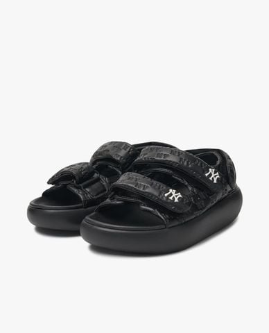  MLB - Giày sandals unisex đế thấp Base Classic Monogram 