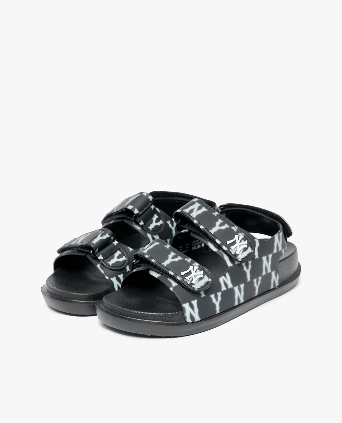 MLB - Giày sandals unisex đế thấp quai ngang Chunky Monogram