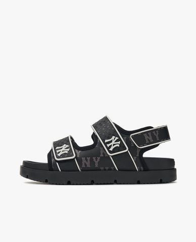  MLB - Giày sandals unisex đế thấp Chunky Liner Monogram 