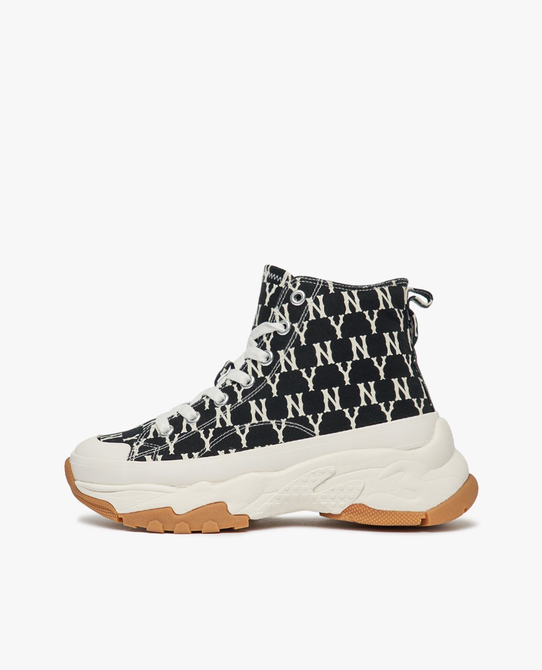 MLB - Giày sneakers unisex cổ cao thời trang Monogram Chunky