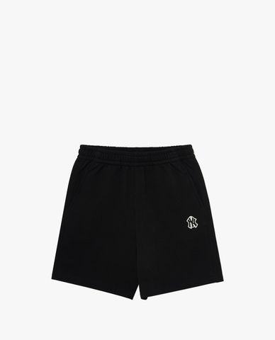  MLB - Quần shorts unisex ống rộng lưng thun phối logo 