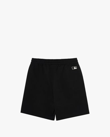  MLB - Quần shorts unisex ống rộng lưng thun phối logo 