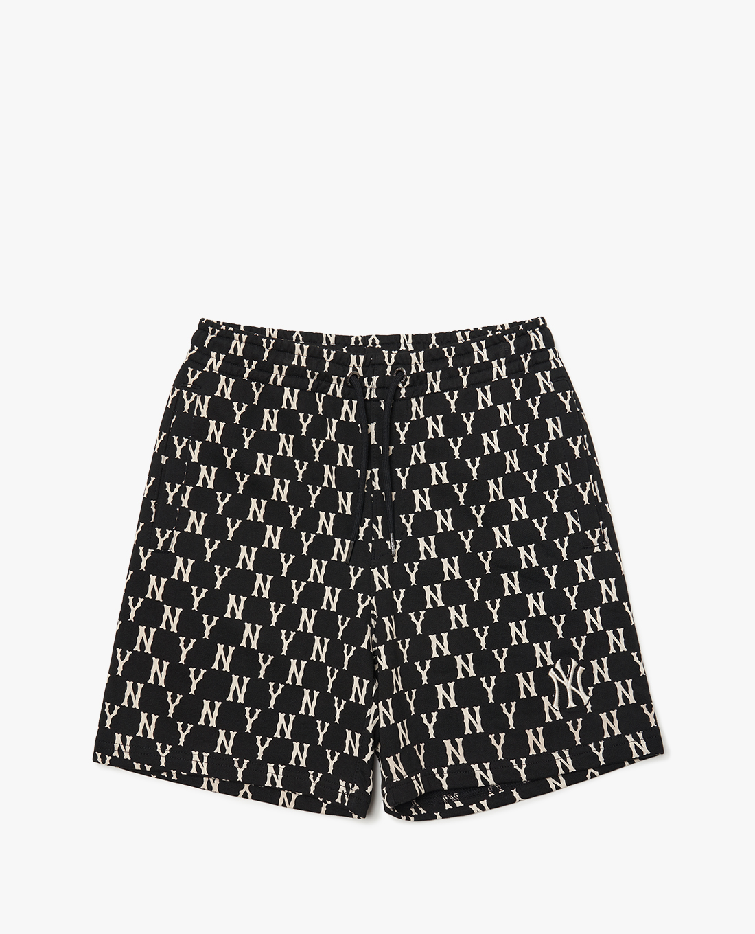 MLB - Quần shorts lưng thun Monogram Allover