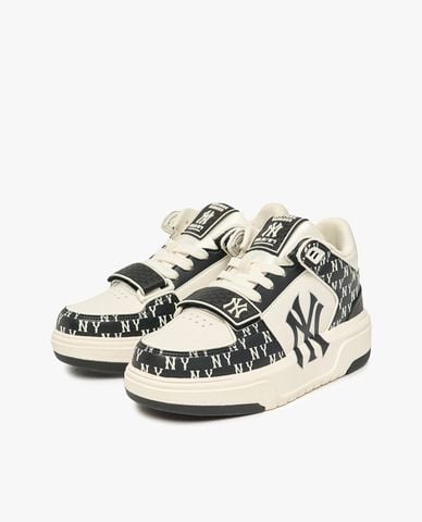  MLB - Giày sneakers unisex cổ thấp Chunky Liner Mid Classic Monogram 