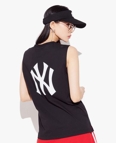  MLB - Áo ba lỗ phom suông Basic Back Logo 