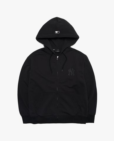  MLB - Áo khoác thể thao nữ phối zip phom suông Basic 