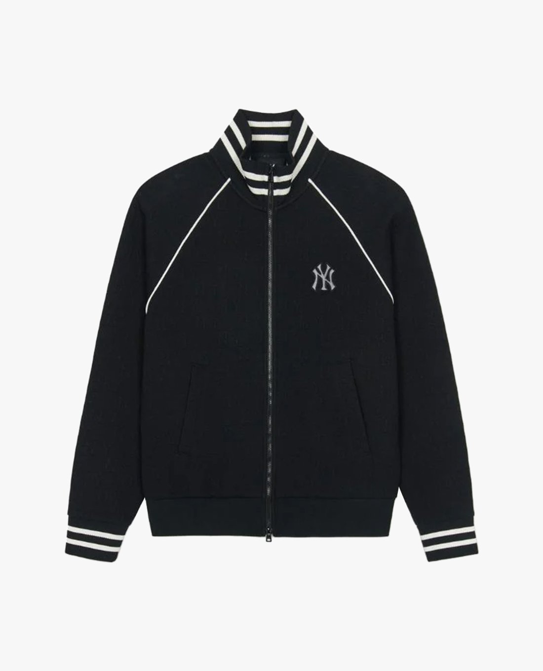MLB - Áo khoác thể thao unisex cổ trụ tay dài Jacquard Monogram