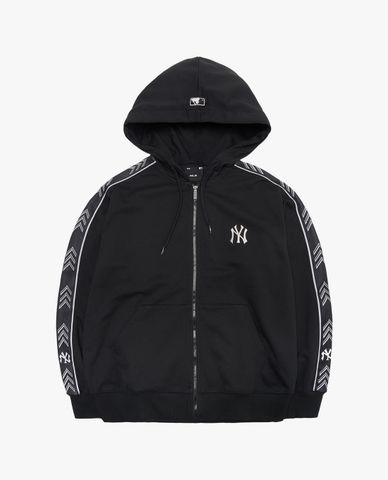  MLB - Áo khoác kiểu phối mũ trùm Thin Ball Tape 