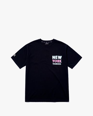  MLB - Áo thun unisex cổ tròn tay ngắn Major League Team 