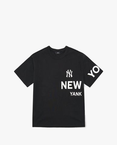  MLB - Áo thun unisex cổ tròn ngắn tay Basic Canvas 