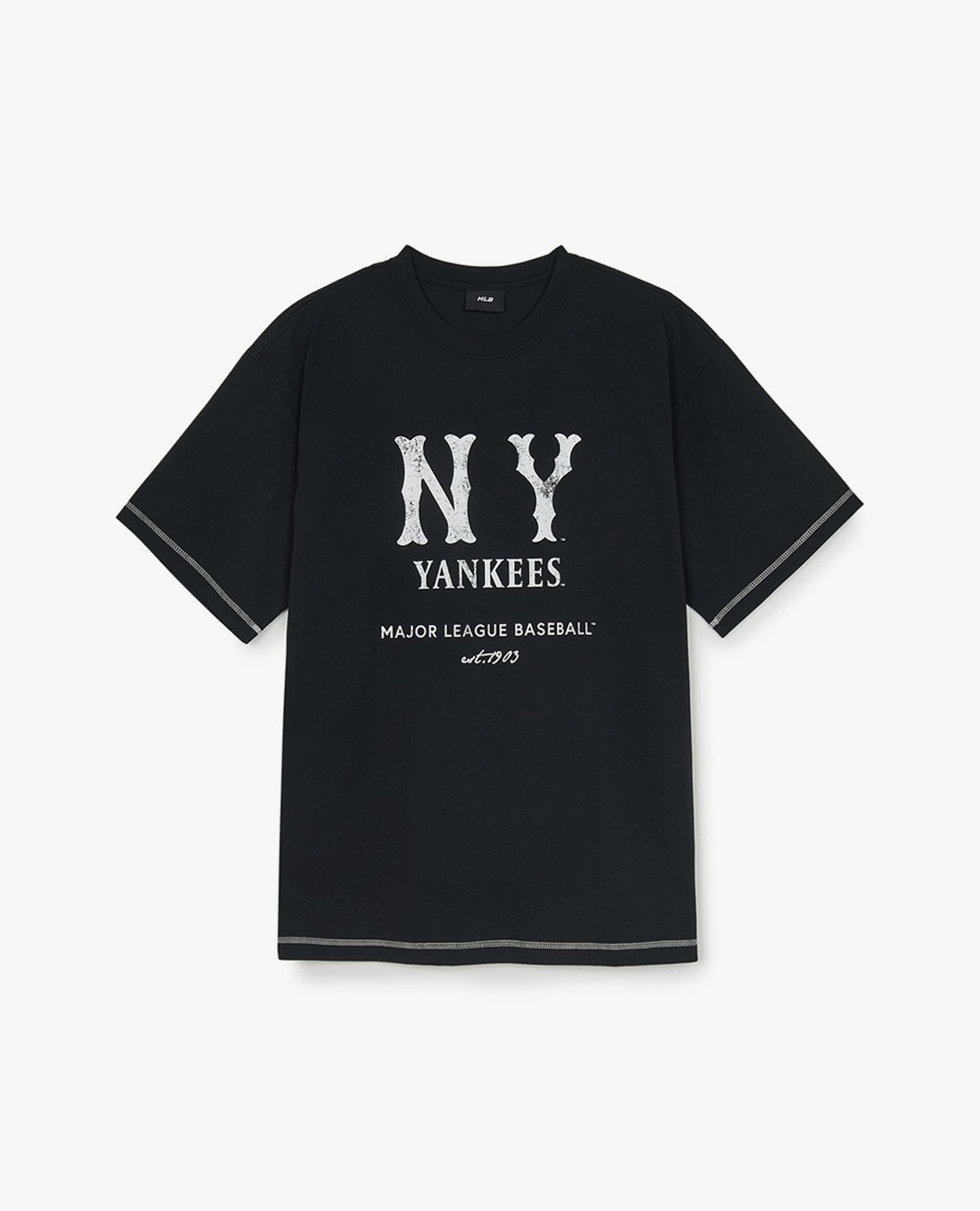 MLB - Áo thun unisex cổ tròn tay ngắn Basic Coopers