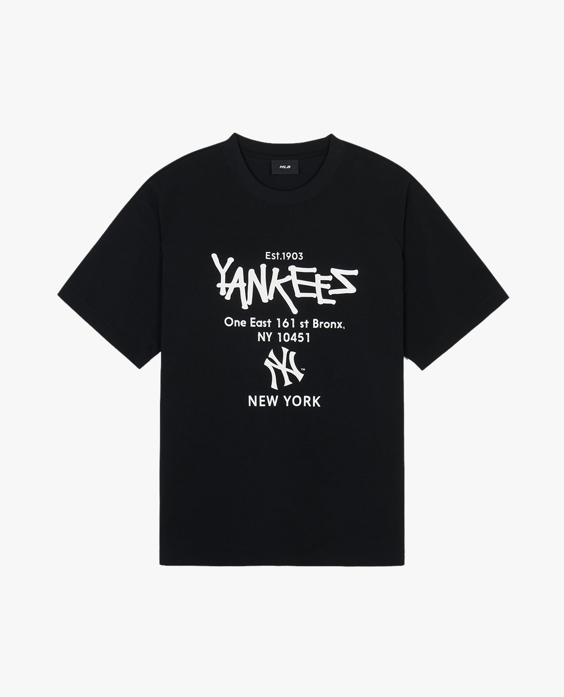 MLB - Áo thun unisex cổ tròn tay ngắn Street Lettering Overfit