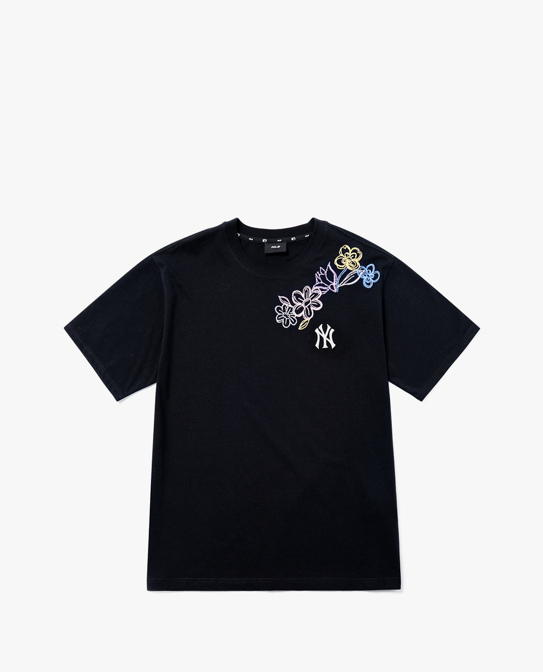 MLB - Áo thun cổ tròn ngắn tay Flower