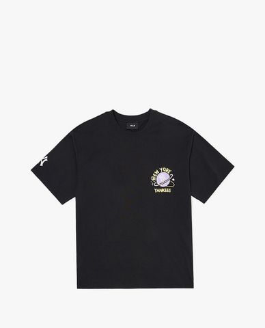  MLB - Áo thun cổ tròn ngắn tay LIKE Planet Back Logo Overfit 