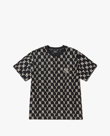  MLB - Áo thun phom suông ngắn tay Monogram All Over Overfit 