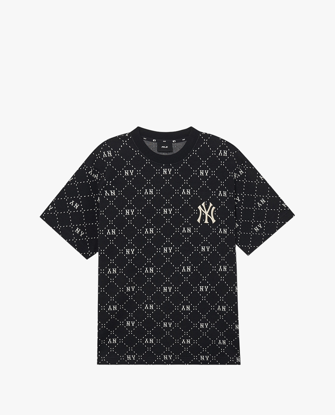 MLB - Áo thun unisex cổ tròn tay ngắn Dia Monogram Jacquard