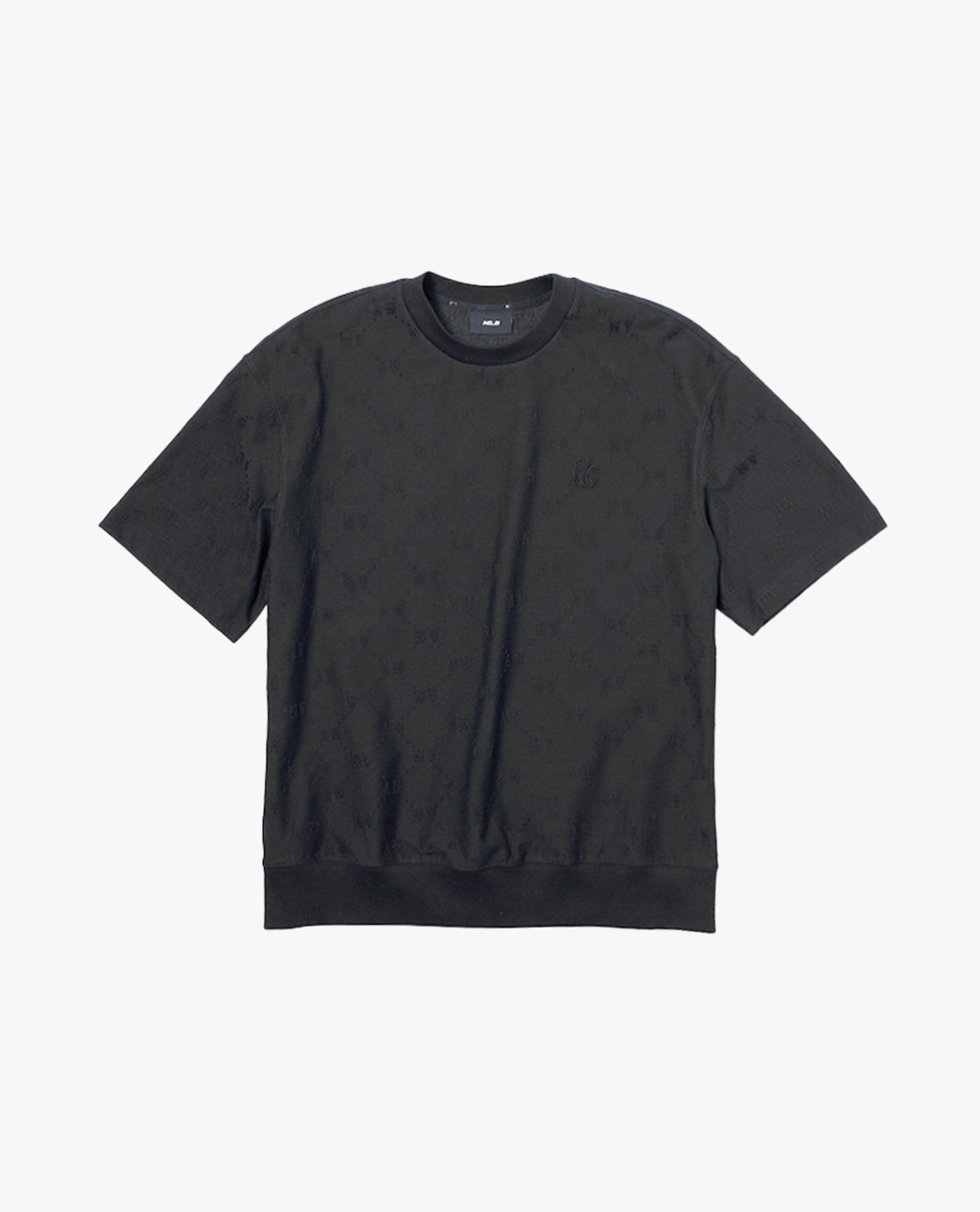 MLB - Áo thun unisex cổ tròn tay ngắn Jacquard Dia Monogram